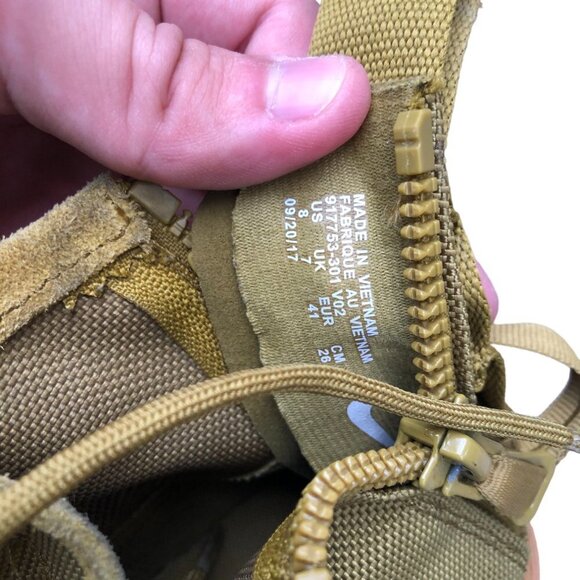 2017 Nike Air Force 1 SF Mid Desert Moss Size 8 - Picture 11 of 11